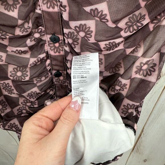 Urban Outfitters Women’s Medium Daisy Floral Button Down Dress - Picture 4 of 7